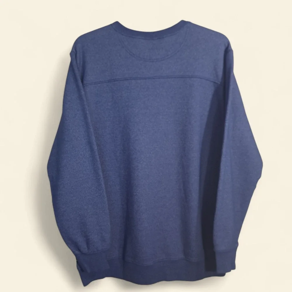 Columbia Pullover Men's Sweater Blue With Logo Size XXL Crew Neck‎ Comfortable
